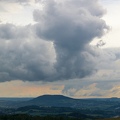 Gewitterwolkengebräu über dem Pöhlberg